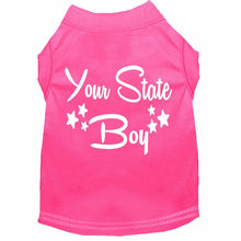 Load image into Gallery viewer, &#39;Your State&#39; Boy Custom Dog Shirt - Petponia
