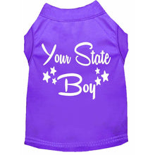 Load image into Gallery viewer, &#39;Your State&#39; Boy Custom Dog Shirt - Petponia
