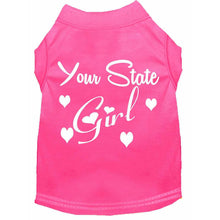 Load image into Gallery viewer, &#39;Your State&#39; Girl Custom Dog Shirt - Petponia
