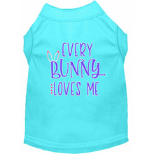 Load image into Gallery viewer, Every Bunny Loves Me Pet T-shirt - Petponia
