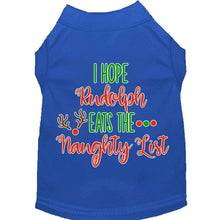 Load image into Gallery viewer, Hope Rudolph Eats Naughty List Pet Shirt - Blue / XS - Blue / Small - Blue / Medium - Blue / Large - Blue / XL - Blue / XXL - Blue / XXXL - Blue / 4XL - Blue / 5XL - Blue / 6XL
