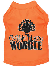 Load image into Gallery viewer, Gobble Til You Wobble Dog Shirt - Petponia
