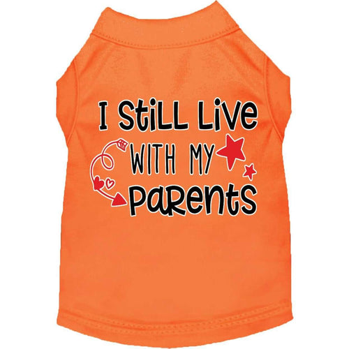 Still Live with my Parents Screen Print Pet Shirt - Petponia