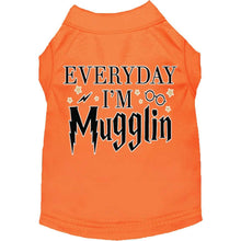 Load image into Gallery viewer, Everyday I&#39;m Mugglin Screen Print Pet Shirt - Petponia
