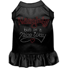 Load image into Gallery viewer, Rhinestone Naughty but in a nice way Dress - Petponia
