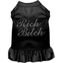 Load image into Gallery viewer, Rhinestone Rich Bitch Dress - Petponia
