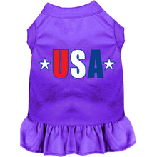 Load image into Gallery viewer, USA Star Dog Dress - Petponia
