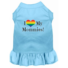 Load image into Gallery viewer, I Heart my Mommies Screen Print Dog Dress - Petponia
