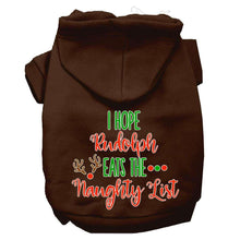 Load image into Gallery viewer, I Hope Rudolph Eats the Naughty List - Brown / XS - Brown / Small - Brown / Medium - Brown / Large - Brown / XL - Brown / XXL - Brown / XXXL - Brown / 4XL - Brown / 5XL - Brown / 6XL
