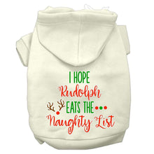 Load image into Gallery viewer, I Hope Rudolph Eats the Naughty List - White / XS - White / Small - White / Medium - White / Large - White / XL - White / XXL - White / XXXL - White / 4XL - White / 5XL - White / 6XL
