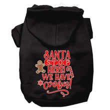 Load image into Gallery viewer, Santa Stop Here We Have Cookies - Black / XS - Black / Small - Black / Medium - Black / Large - Black / XL - Black / XXL - Black / XXXL - Black / 4XL - Black / 5XL - Black / 6XL
