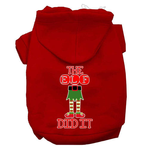 The Elf Did It - Red / XS - Red / Small - Red / Medium - Red / Large - Red / XL - Red / XXL - Red / XXXL - Red / 4XL - Red / 5XL - Red / 6XL