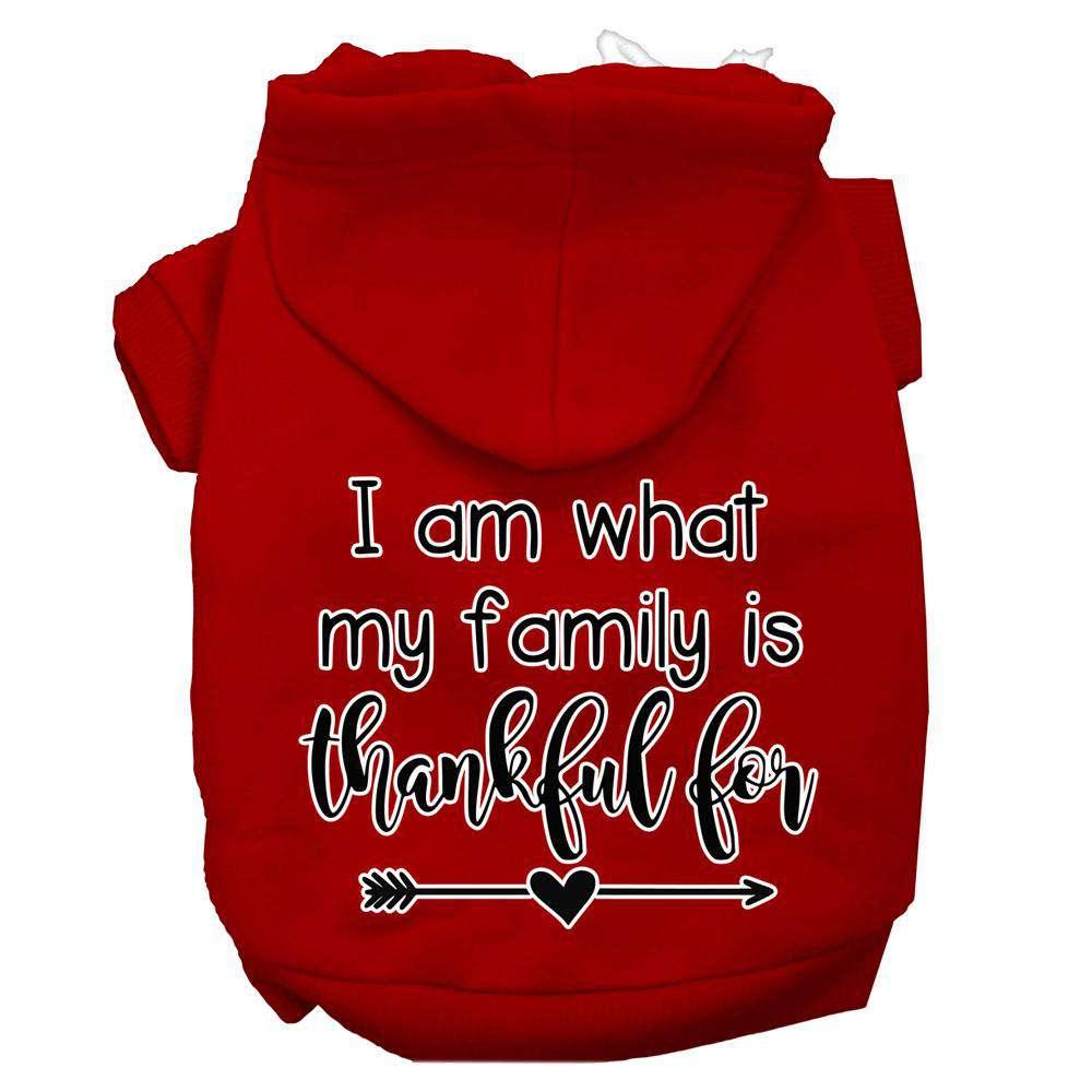 I Am What My Family is Thankful For Dog  Hoodie - Petponia
