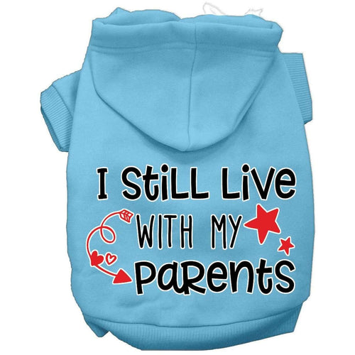 Still Live with my Parents Screen Print Hoodie - Petponia
