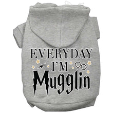 Load image into Gallery viewer, Everyday I&#39;m Mugglin Screen Print Hoodie - Petponia
