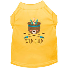 Load image into Gallery viewer, Wild Child Embroidered Dog Shirt - Petponia
