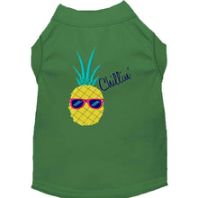 Load image into Gallery viewer, Pineapple Chillin Embroidered Pet Shirt - Petponia
