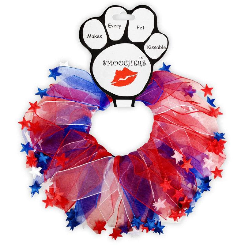 Red, White and Blue Star Smoochers - Petponia