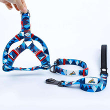 Load image into Gallery viewer, Mighty Dog Collar, Harness and Leash Set - Small / Mighty Blue - Medium / Mighty Blue - Large / Mighty Blue

