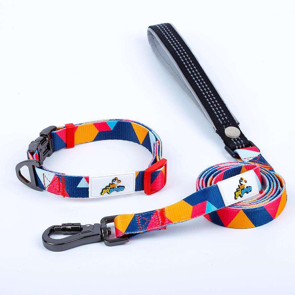 Mighty Dog Collar and Leash Set - Small / Mighty Orange - Medium / Mighty Orange - Large / Mighty Orange