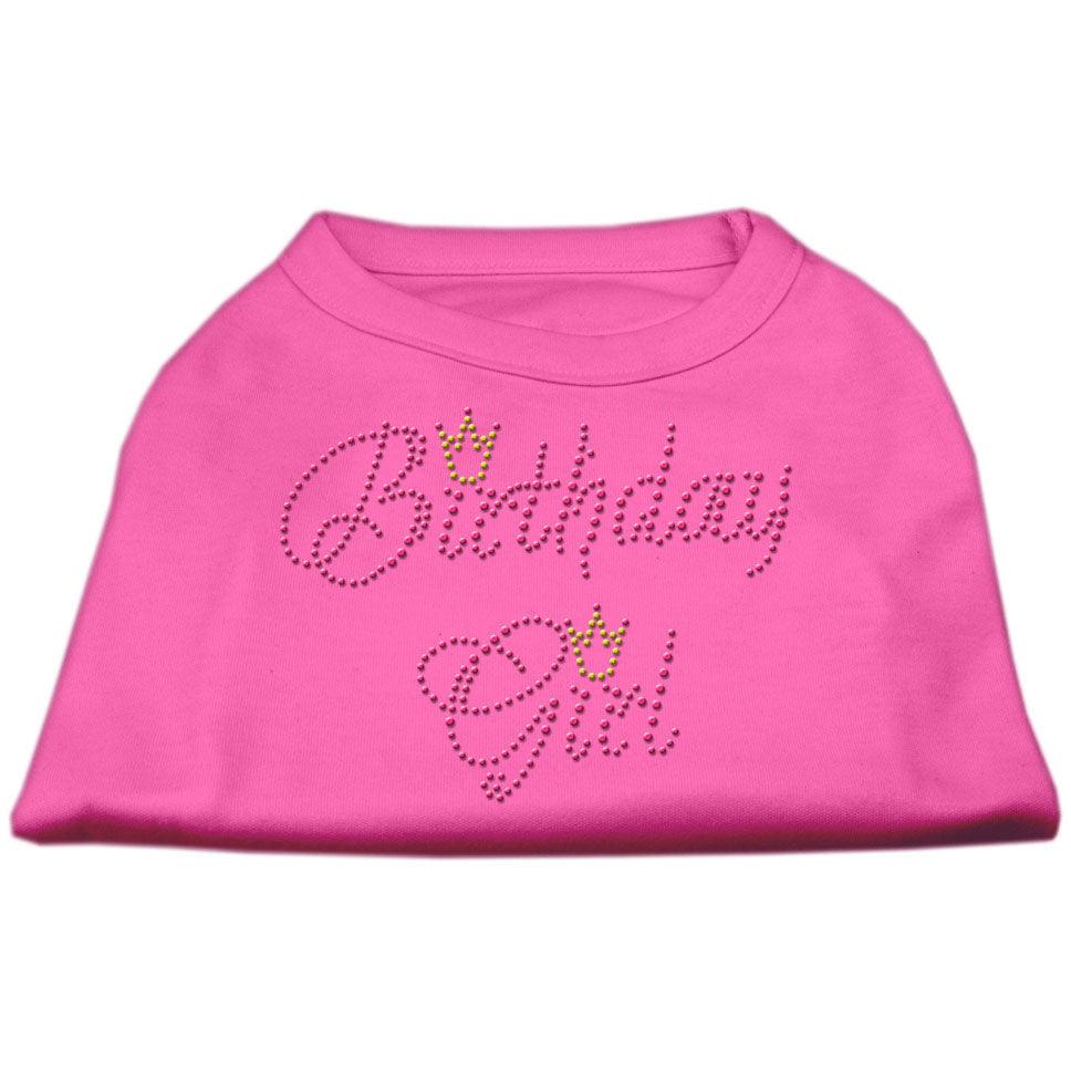 Birthday Girl Rhinestones Dog T-shirt - Petponia