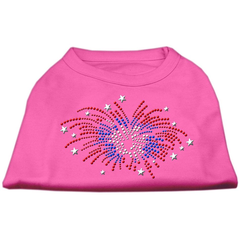 Fireworks Rhinestones Dog T-shirt - Petponia