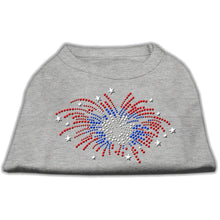Load image into Gallery viewer, Fireworks Rhinestones Dog T-shirt - Petponia

