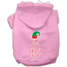 Load image into Gallery viewer, Lazy Elf Pet Hoodie - Light Pink / XS - Light Pink / Small - Light Pink / Medium - Light Pink / Large - Light Pink / XL - Light Pink / XXL - Light Pink / XXXL - Light Pink / 4XL - Light Pink / 5XL - Light Pink / 6XL
