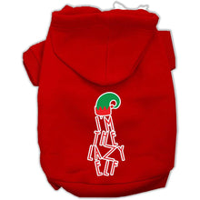 Load image into Gallery viewer, Lazy Elf Pet Hoodie - Red / XS - Red / Small - Red / Medium - Red / Large - Red / XL - Red / XXL - Red / XXXL - Red / 4XL - Red / 5XL - Red / 6XL
