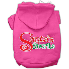 Load image into Gallery viewer, Santa&#39;s Favorite Pet Hoodie - Bright Pink / XS - Bright Pink / Small - Bright Pink / Medium - Bright Pink / Large - Bright Pink / XL - Bright Pink / XXL - Bright Pink / XXXL - Bright Pink / 4XL - Bright Pink / 5XL - Bright Pink / 6XL
