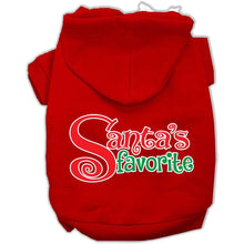 Load image into Gallery viewer, Santa&#39;s Favorite Pet Hoodie - Red / XS - Red / Small - Red / Medium - Red / Large - Red / XL - Red / XXL - Red / XXXL - Red / 4XL - Red / 5XL - Red / 6XL
