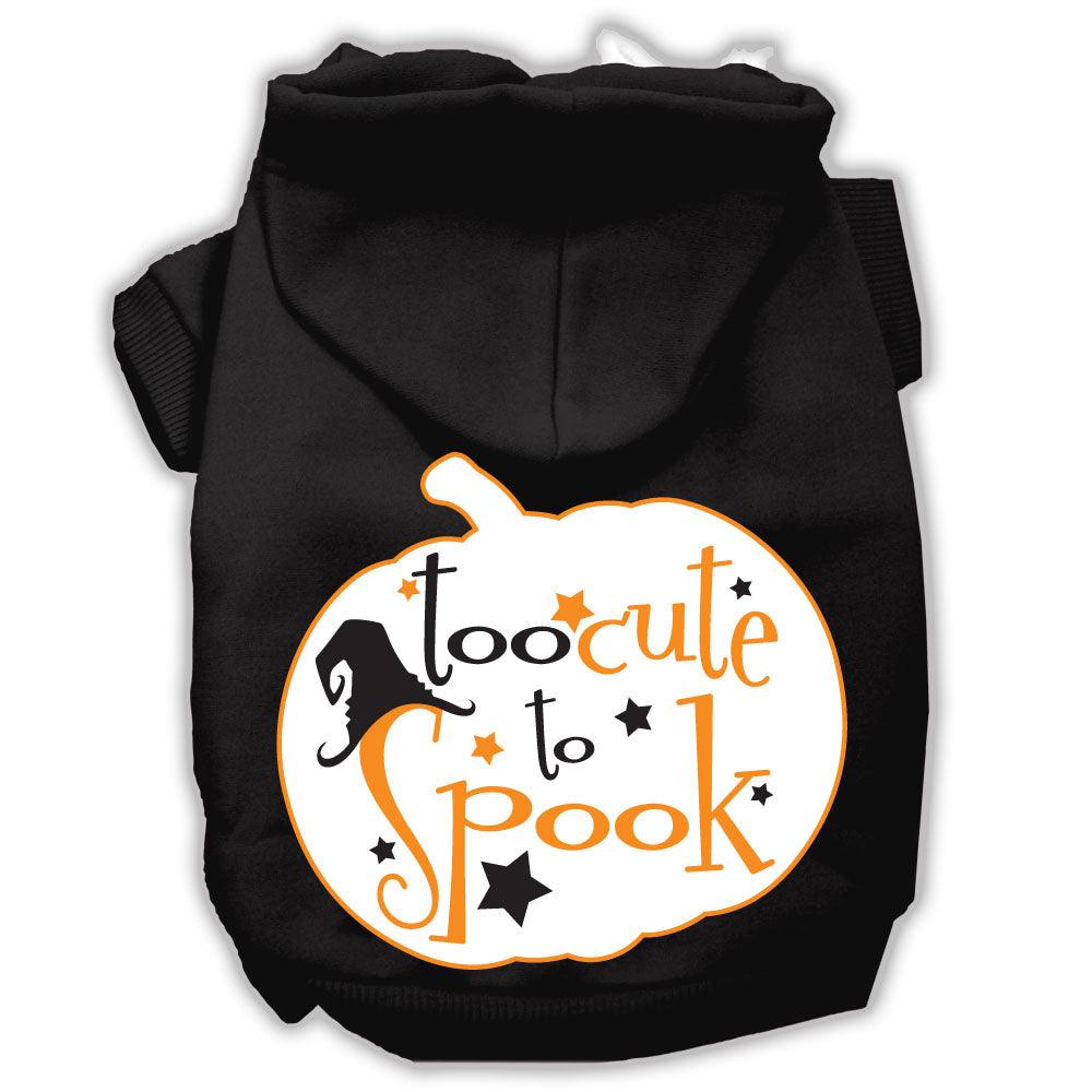 Too Cute To Spook Dog Halloween Hoodie - Petponia