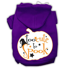 Load image into Gallery viewer, Too Cute To Spook Dog Halloween Hoodie - Petponia
