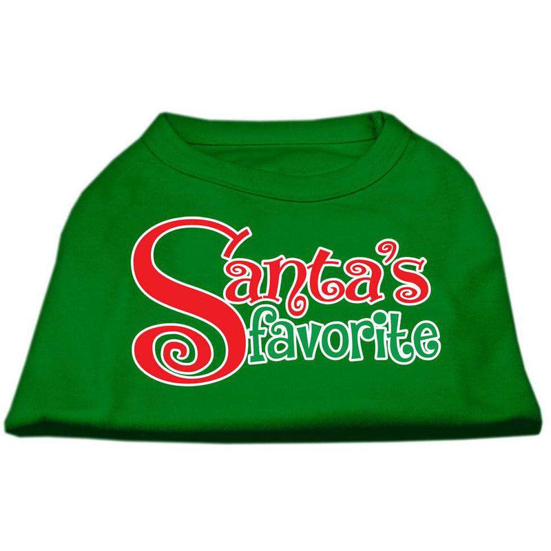 Santas Favorite Pet Shirt - Green / XS - Green / Small - Green / Medium - Green / Large - Green / XL - Green / XXL - Green / XXXL - Green / 4XL - Green / 5XL - Green / 6XL