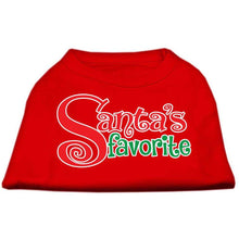 Load image into Gallery viewer, Santas Favorite Pet Shirt - Red / XS - Red / Small - Red / Medium - Red / Large - Red / XL - Red / XXL - Red / XXXL - Red / 4XL - Red / 5XL - Red / 6XL
