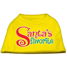 Load image into Gallery viewer, Santas Favorite Pet Shirt - Yellow / XS - Yellow / Small - Yellow / Medium - Yellow / Large - Yellow / XL - Yellow / XXL - Yellow / XXXL - Yellow / 4XL - Yellow / 5XL - Yellow / 6XL
