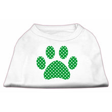 Load image into Gallery viewer, Swiss Dots Emerald Heart Dog Shirt - Petponia
