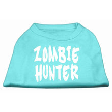 Load image into Gallery viewer, Zombie Hunter Pet Shirt - XS / Aqua - Small / Aqua - Medium / Aqua - Large / Aqua - XL / Aqua - XXL / Aqua - XXXL / Aqua - 4XL / Aqua - 5XL / Aqua - 6XL / Aqua
