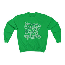 Load image into Gallery viewer, Too Cute To Pinch Crewneck Sweatshirt (for humans) - Petponia
