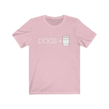 Load image into Gallery viewer, Dogs + Coffee Short Sleeve Tee - Petponia
