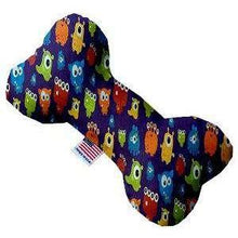 Load image into Gallery viewer, Party Monsters Canvas Bone Dog Toy - Petponia
