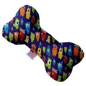 Party Monsters Canvas Bone Dog Toy - Petponia