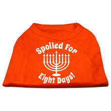 Load image into Gallery viewer, Spoiled for 8 Days Hanukkah Dog Shirt - Petponia
