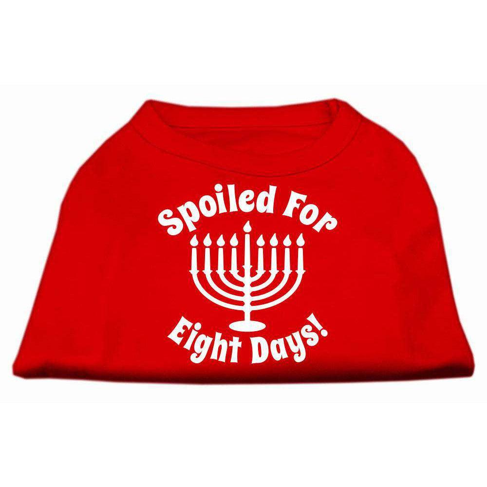Spoiled for 8 Days Hanukkah Dog Shirt - Petponia