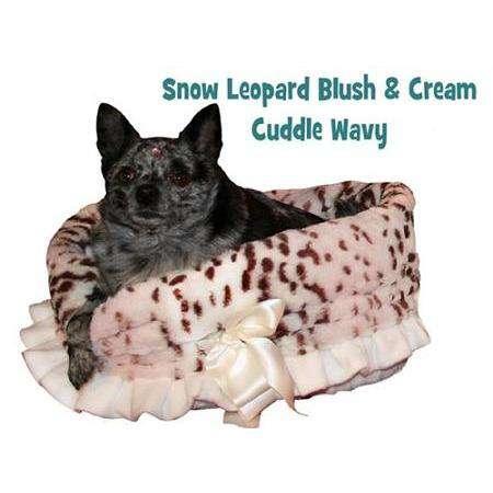 Snow Leopard Reversible Snuggle Bugs Pet Bed, Bag, and Car Seat in One - Petponia