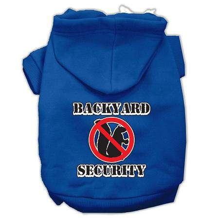 Backyard Security Screen Print Pet Hoodies - Petponia
