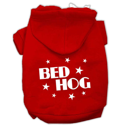Bed Hog Screen Printed Pet Hoodies - Petponia