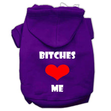 Load image into Gallery viewer, Bitches Love Me Screen Print Pet Hoodies - Petponia
