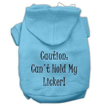 Load image into Gallery viewer, Can&#39;t Hold My Licker Screen Print Pet Hoodies - Petponia
