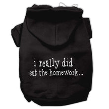 Load image into Gallery viewer, I really did eat the Homework Screen Print Pet Hoodies - Petponia
